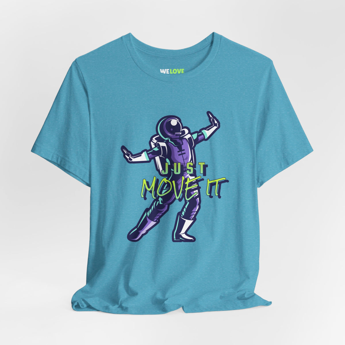 Just Move It Dancing Astronaut T-Shirt | Funny Sci-Fi Tee