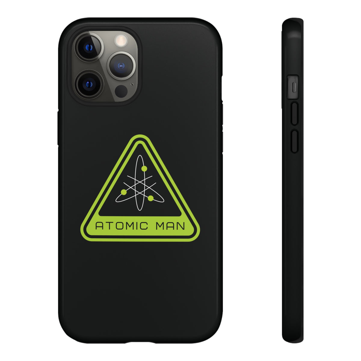 Atomic Man Retro Sign Sci-Fi Tough iPhone Mobile Cases