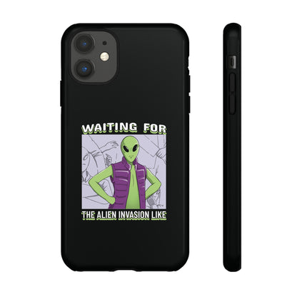 Waiting For The Alien Invasion Like Sci-Fi Tough iPhone Mobile Cases-welovescifi.net