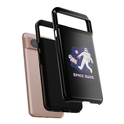 Buds Mobile Cases Funny Sci-Fi Astronaut & Dog Pixel Covers