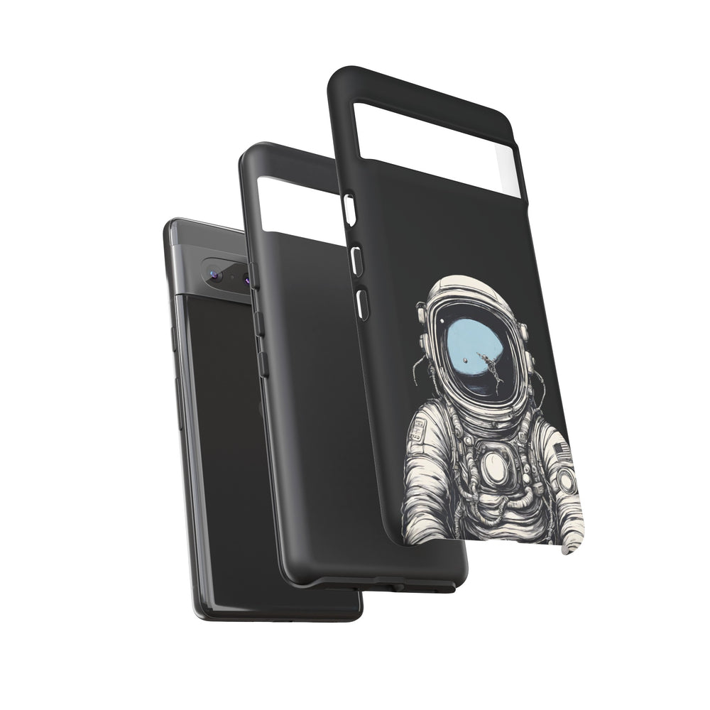 Hello Human Space Art Phone Case Tough Google Pixel Cover