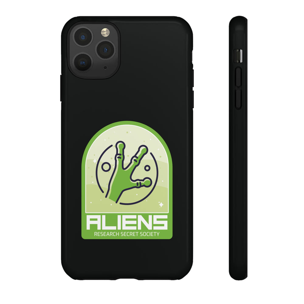 Aliens Research Secret Society UFO Sci-Fi iPhone Mobile Case