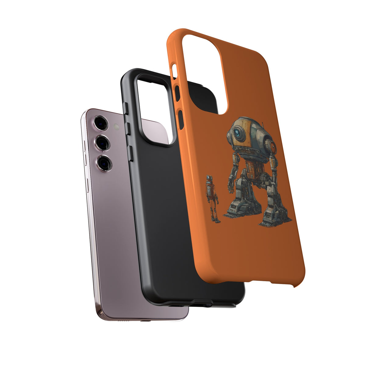 Robot Space Art Galaxy Mobile Cases | Look at Me Robot