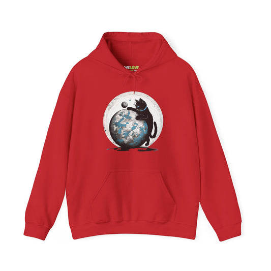 Space Player Cat Sci-Fi Hoodie - We Love Sci-Fi