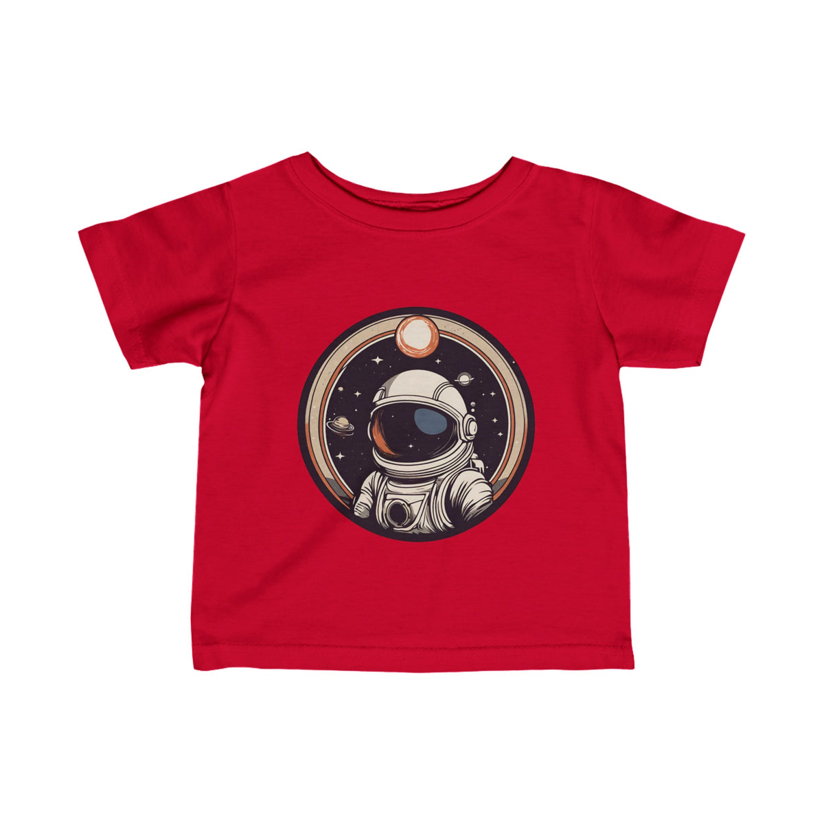 Welcome To Space Age Infant Astronaut Fine Jersey Tee-welovescifi.net