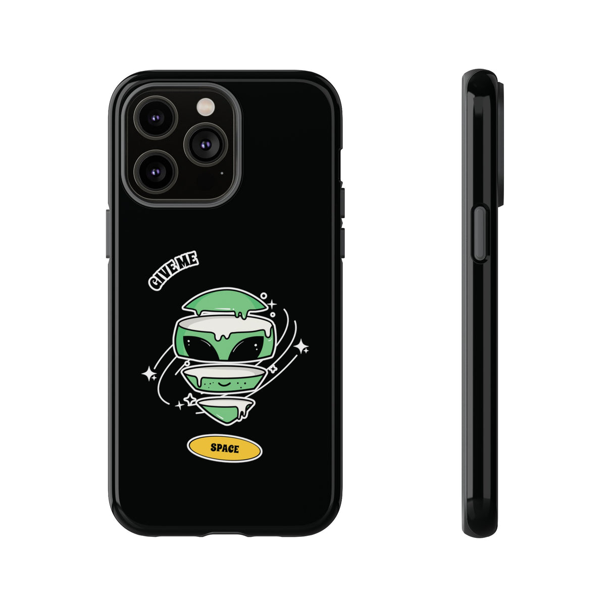 Space Funny UFO Sci-Fi Tough iPhone Mobile Cases-welovescifi