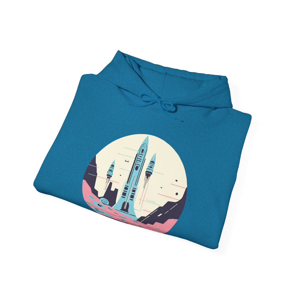 Space Art Hoodie - Sci-Fi Design for Space Enthusiasts