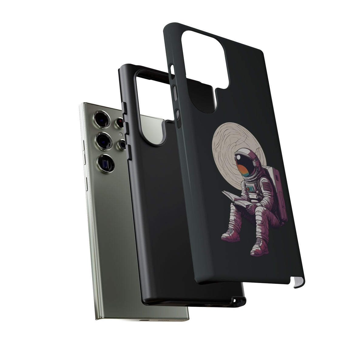 Space Art Samsung Galaxy Mobile Cases | Astronaut Design