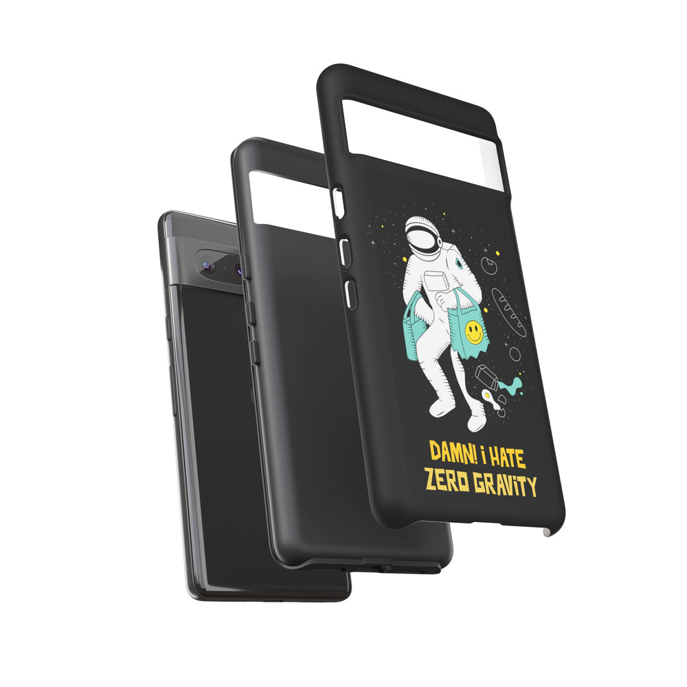 Zero Gravity Funny Astronaut Sci-Fi Tough Google Pixel Mobile Cases-welovescifi.net