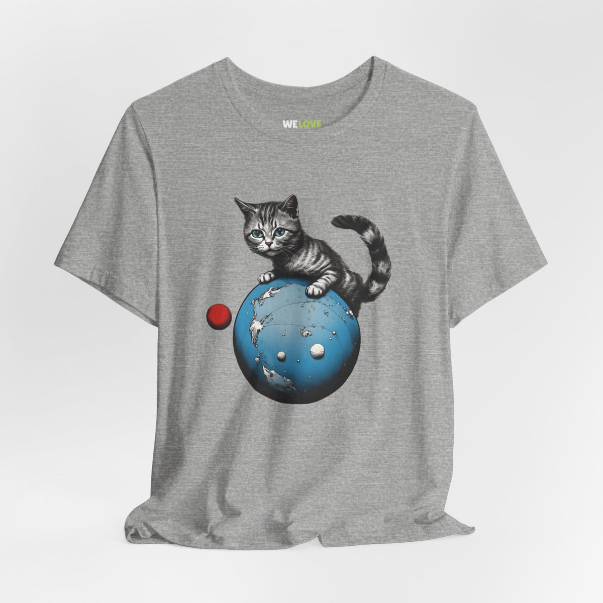 Space Player Cat 3 Sci-Fi T-Shirt | We Love Sci-Fi