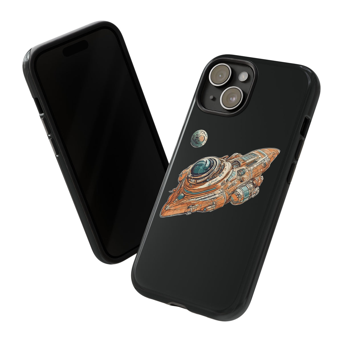 Durable Spaceship-76 Tough iPhone Cases