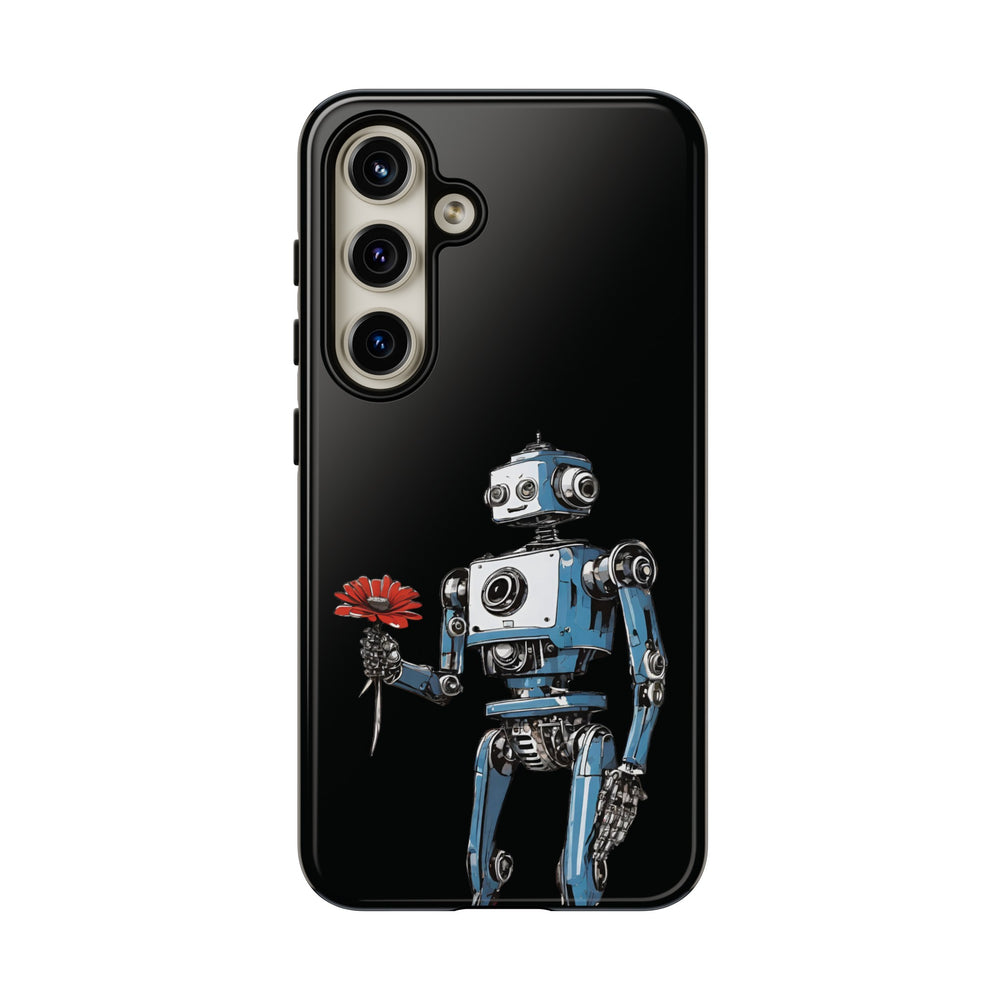 You Never Bring Me Flowers Robot SpaceArt Tough Samsung Galaxy Mobile Cases-welovescifi.net