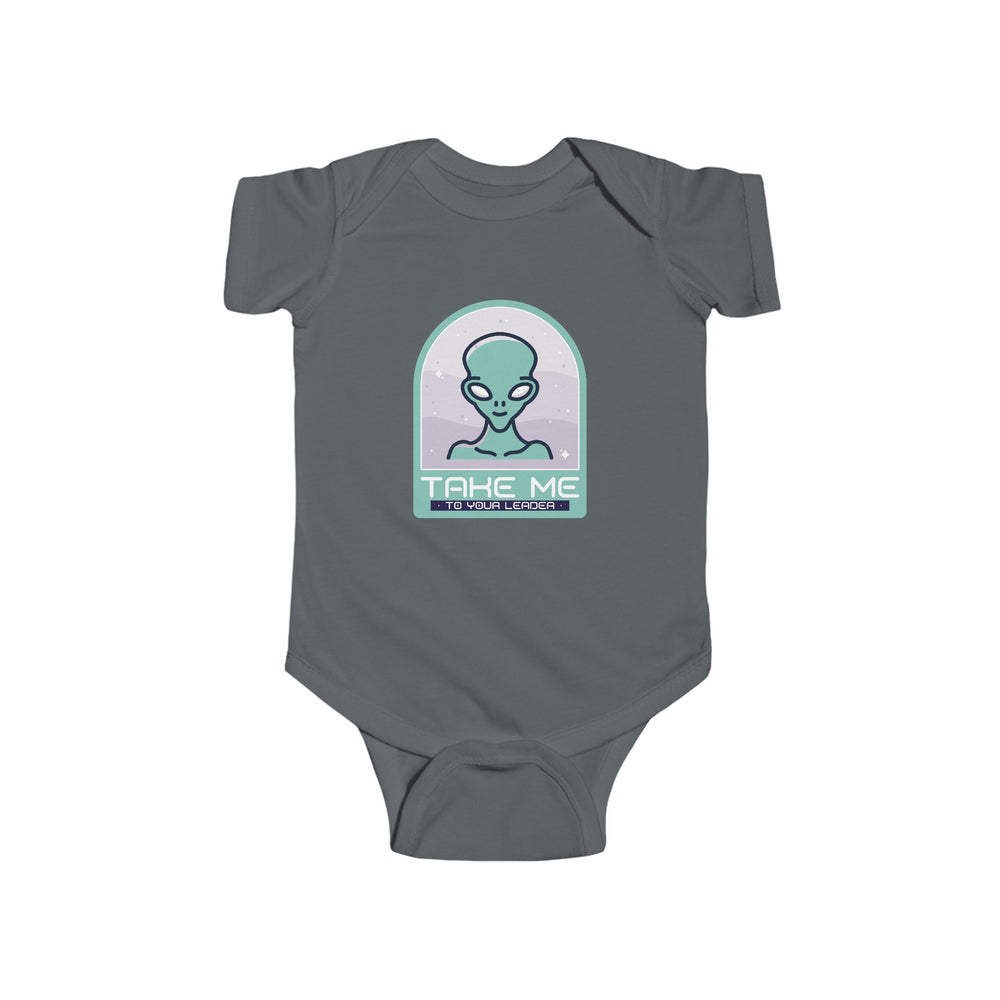 Take Me to Your Leader Funny UFO Bodysuit