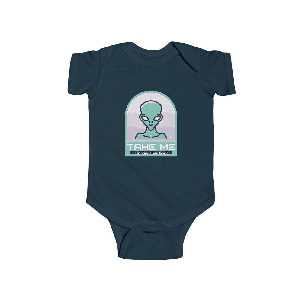 Take Me to Your Leader Funny UFO Bodysuit