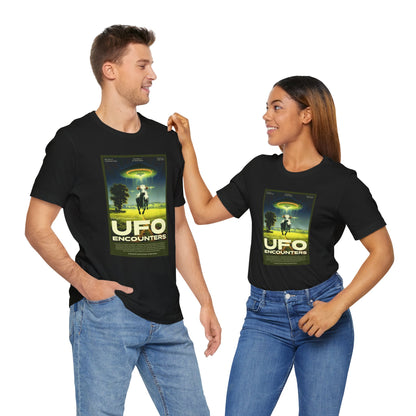 UFO Encounters Retro Sci-Fi T-Shirt-welovescifi.net