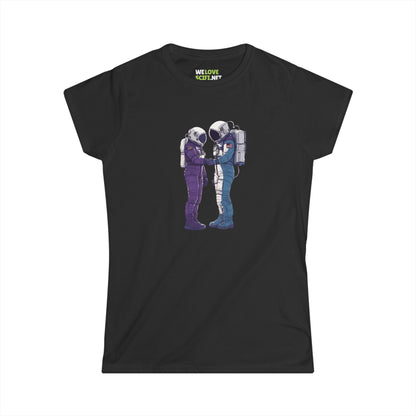 Until Next Time SpaceArt Sci-Fi Woman's Tee-welovescifi.net