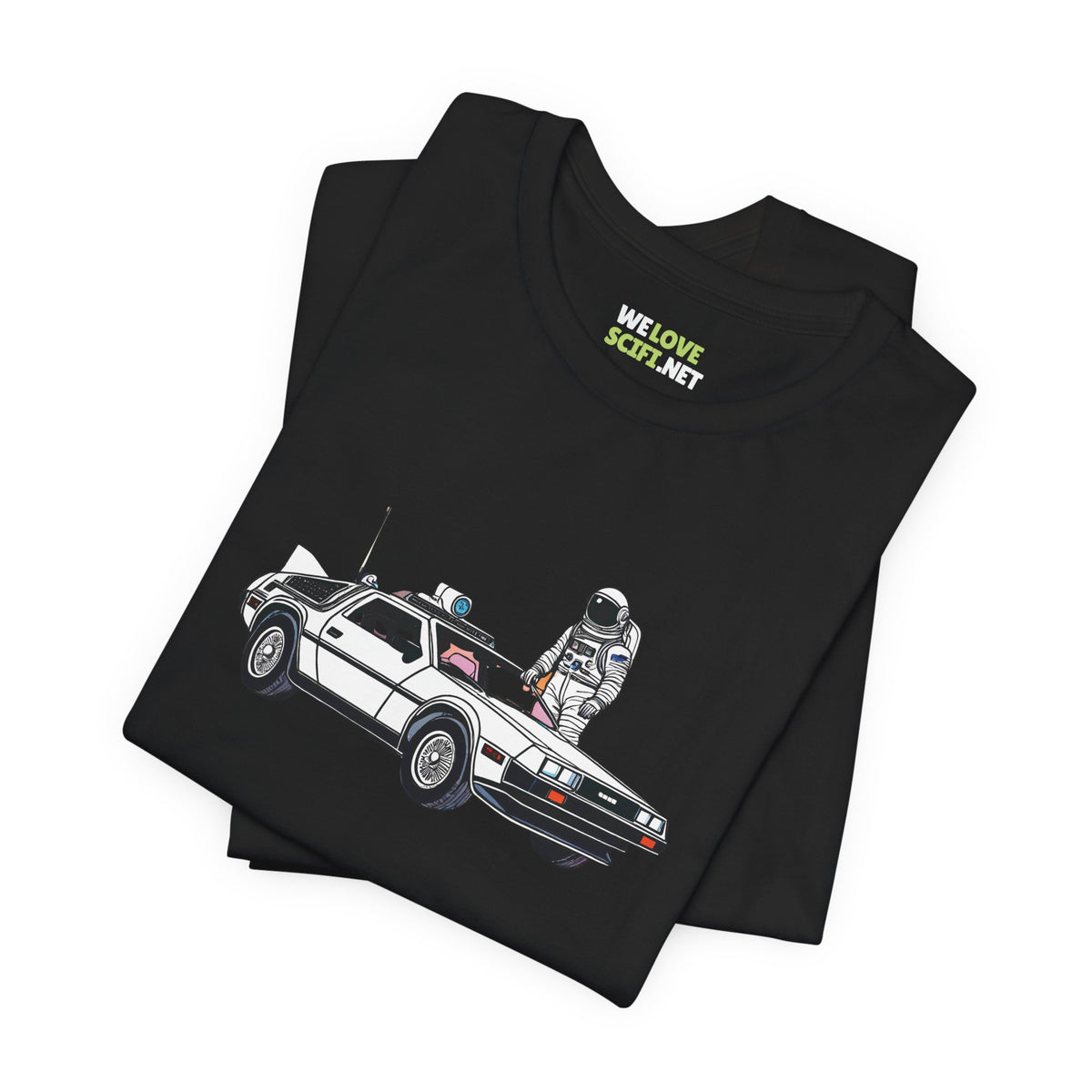 DeLorean Astronaut T-Shirt | Let's Take a Ride Sci-Fi Tee