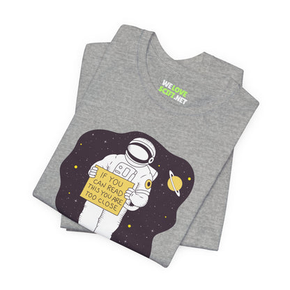 Social Distancing Astronaut Shirt | Funny Sci-Fi T-Shirt