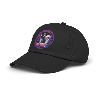 Family Business Unisex Astronaut Distrassed Cap-welovescifi