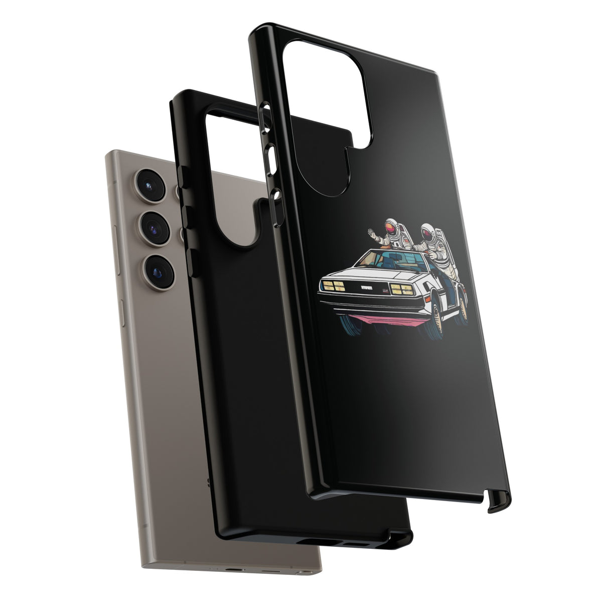 Delorean Party Astronauts Tough Samsung Galaxy Mobile Cases