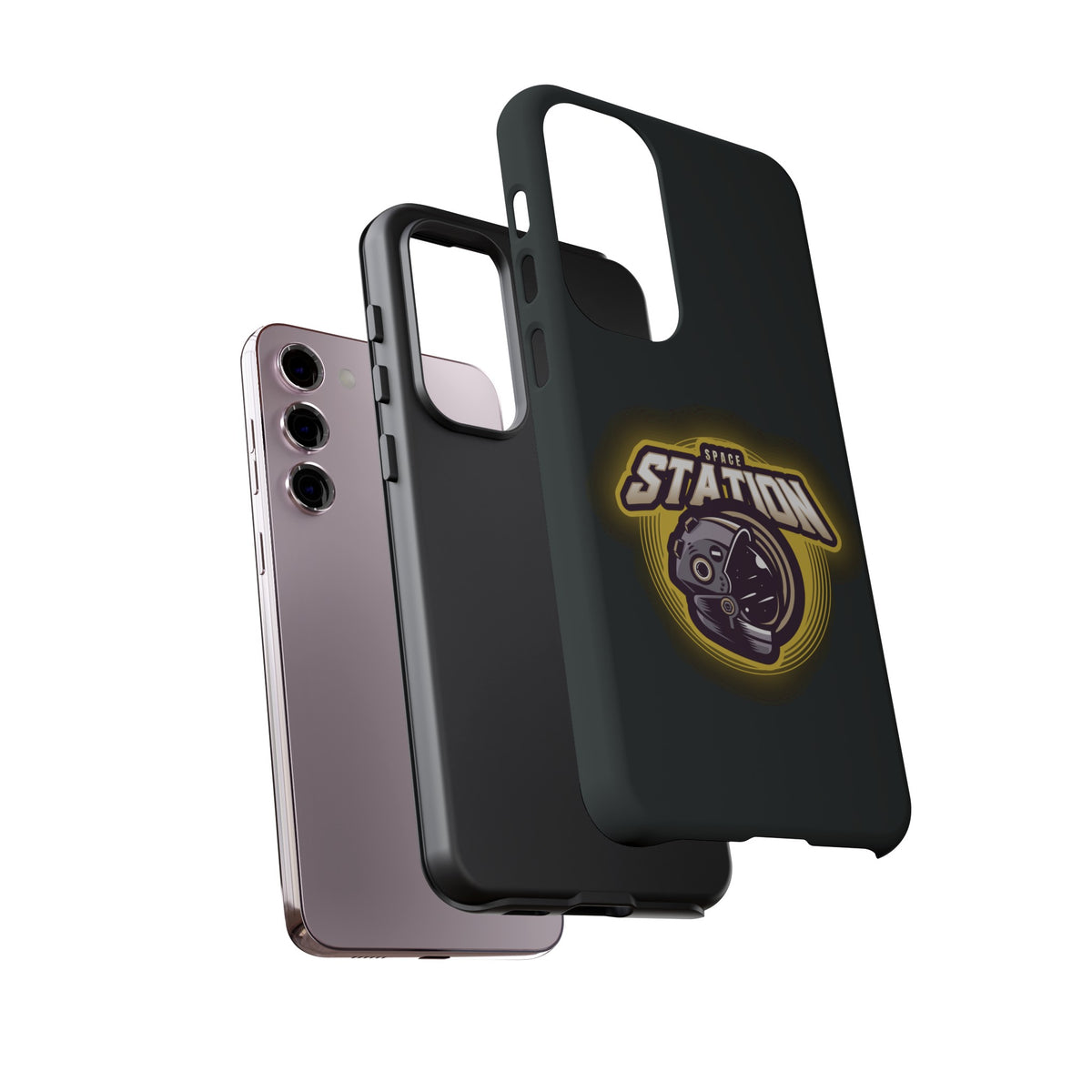 Space Station Astronaut Galaxy Cases