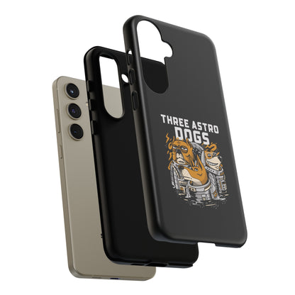 Three Astro Dogs Funny Sci-Fi Tough Samsung Galaxy Mobile Cases-welovescifi.net