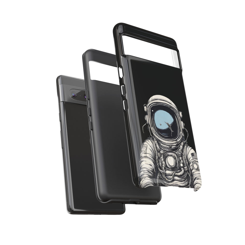 Hello Human Space Art Phone Case Tough Google Pixel Cover