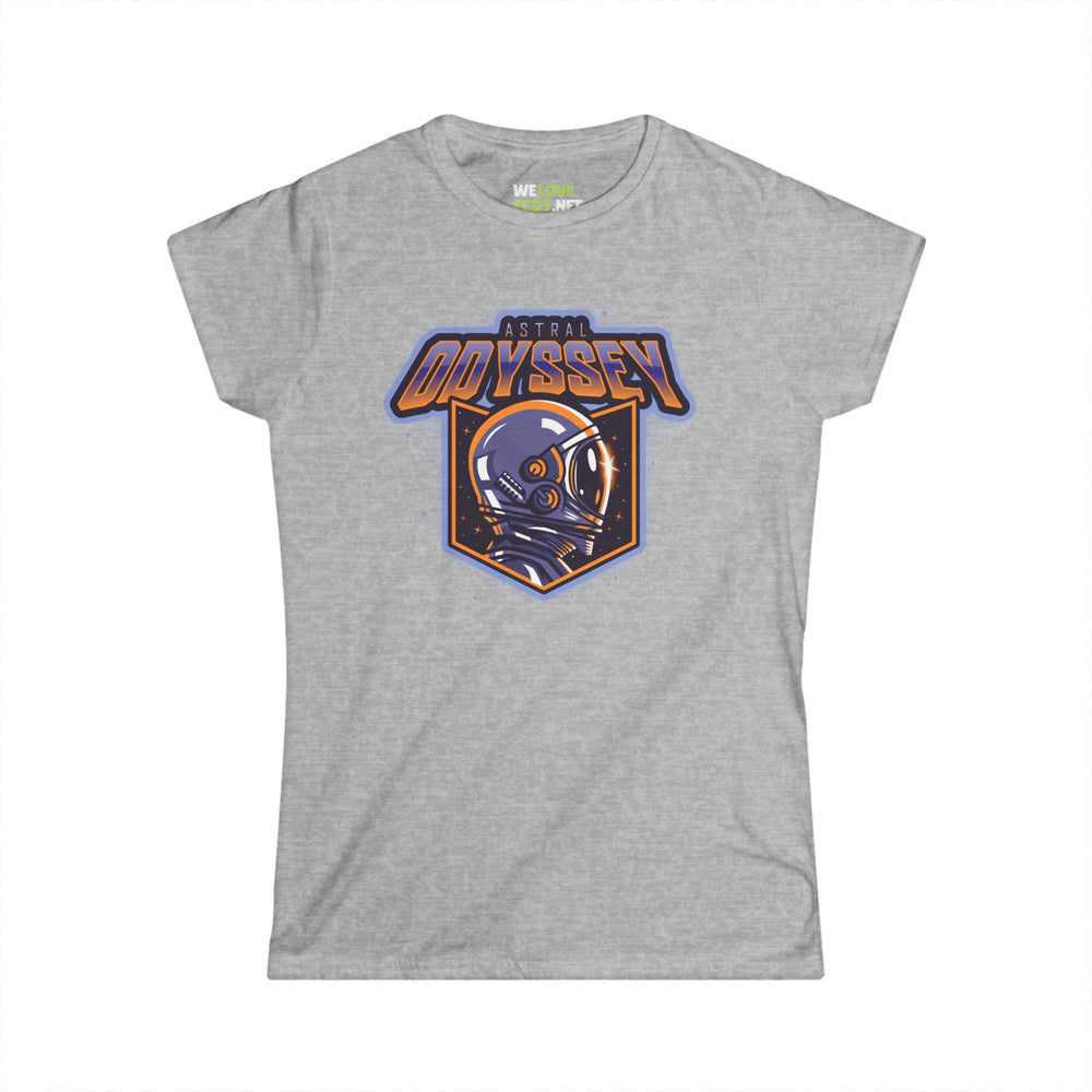 Astral Odyssey Astronaut Woman's Tee-welovescifi.net