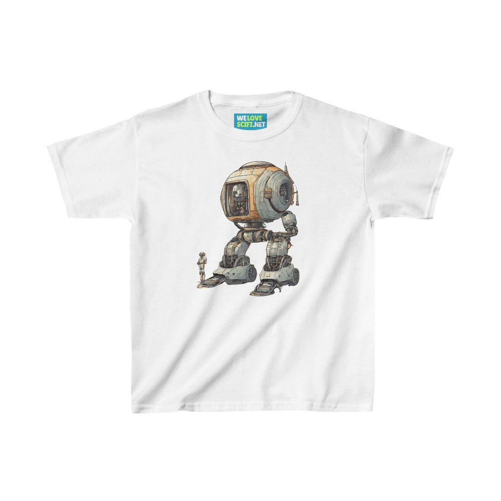 Robot Spaceart Tee for Kids Let's Take a Ride - Heavy Cotton