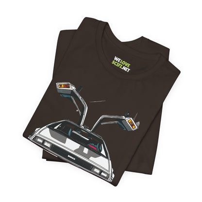 Delorian Sci-Fi T-Shirt | Unique Delorian Sci-Fi Apparel