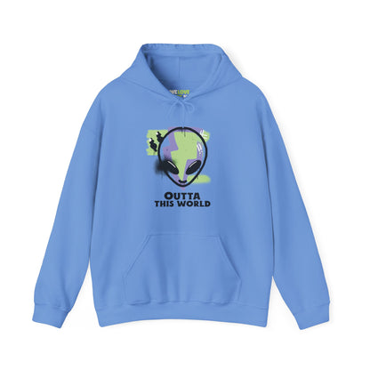 Grunge Alien Hoodie - Outta This World Style We Love Sci-Fi