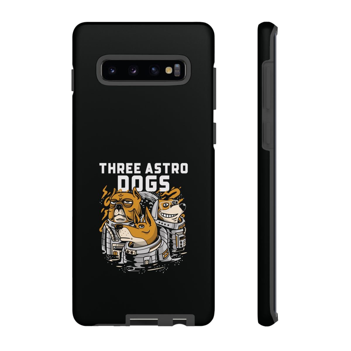 Three Astro Dogs Funny Sci-Fi Tough Samsung Galaxy Mobile Cases-welovescifi.net