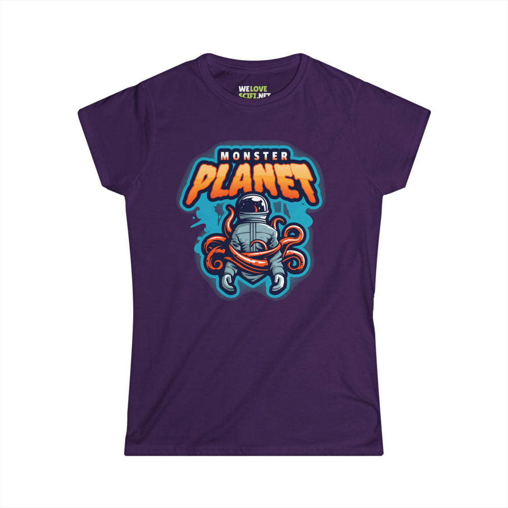 Monster Planet Astronaut Woman Tee | Sci-Fi Women's T-Shirt