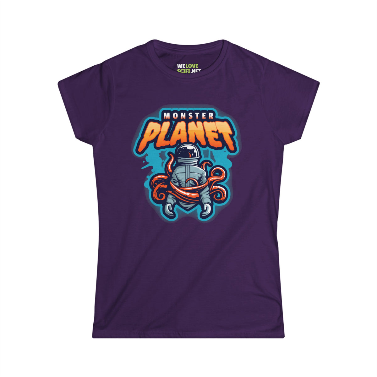 Monster Planet Astronaut Woman Tee | Sci-Fi Women's T-Shirt