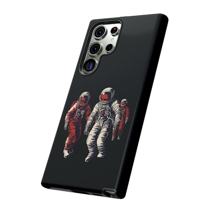 Astronauts In Red SpaceArt Tough Samsung Galaxy Mobile Cases