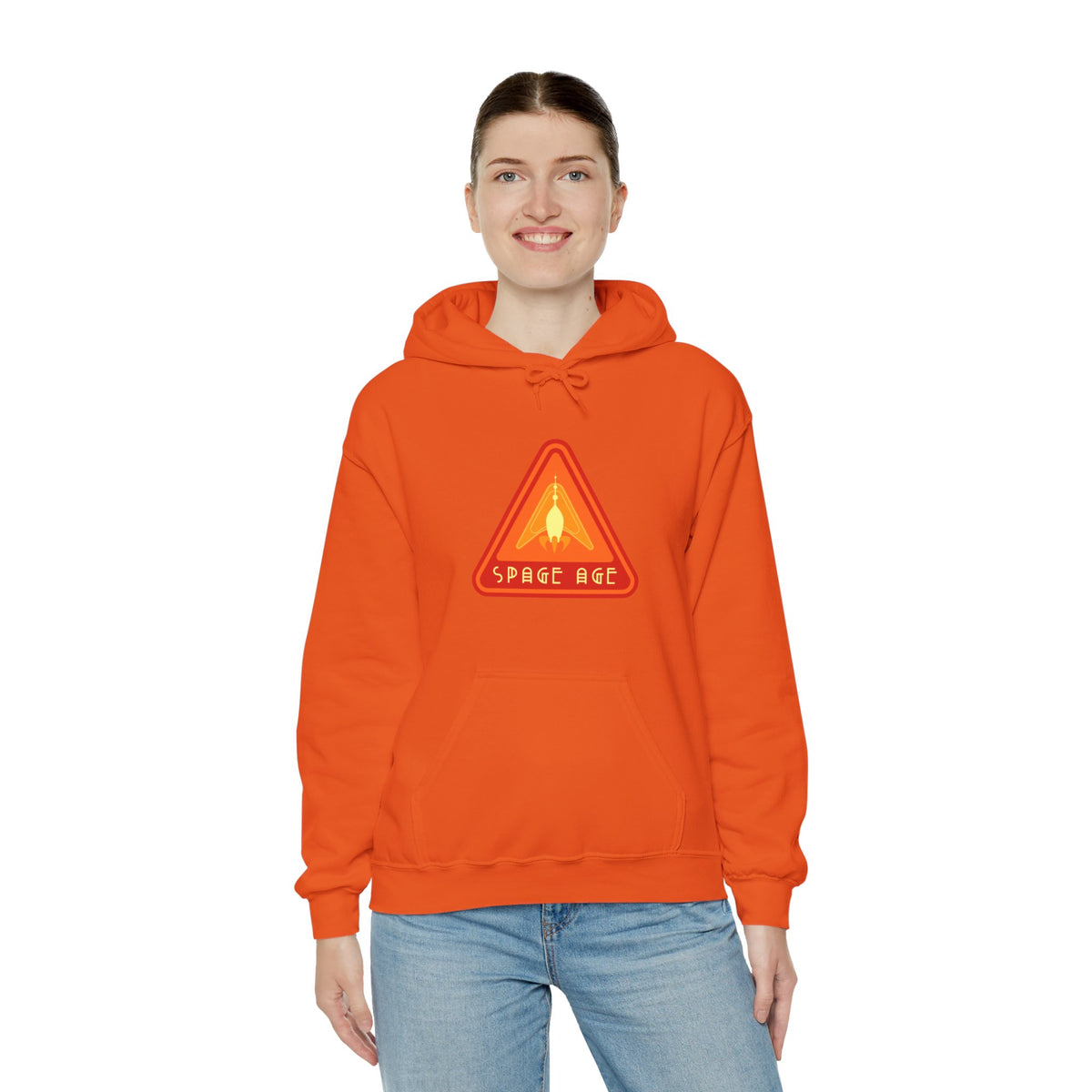 Space Age Sign Retro Sci-Fi Hoodie