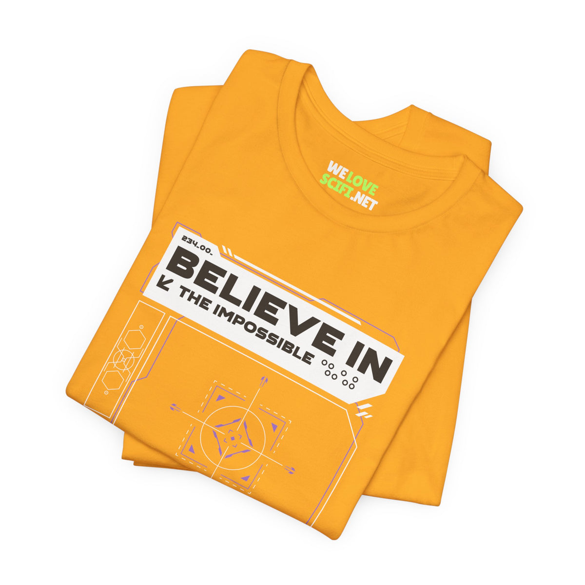 Believe In The Impossible Sci-Fi T-Shirt-welovescifi.net