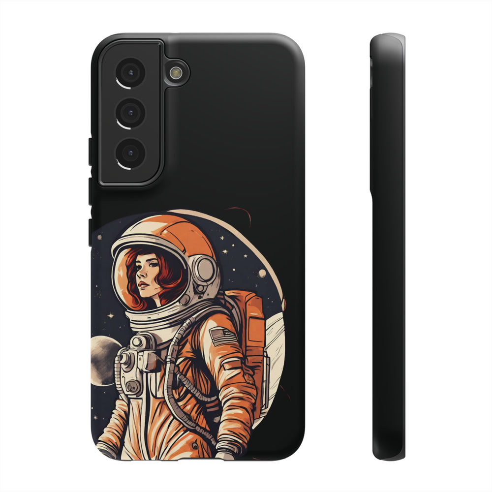 Spacegirl Astronaut Samsung Galaxy Cases