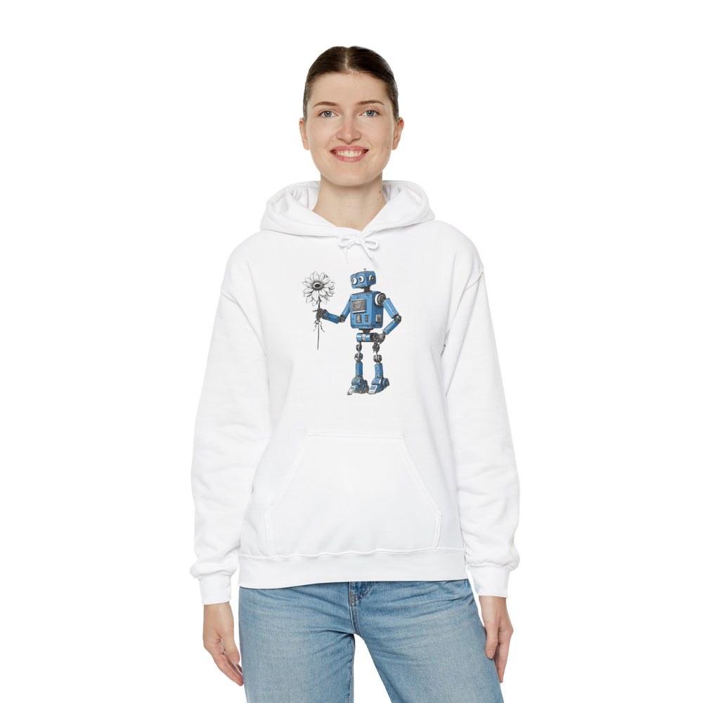 Robot Space Art Hoodie | Maybe Baby Sci-Fi Hoodie