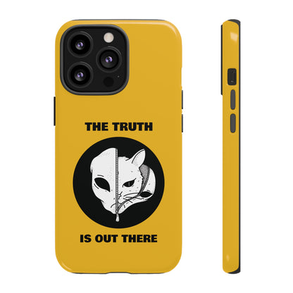 The Truth Is Outthere Funny Cat UFO Tough iPhone Mobile Cases-welovescifi.net