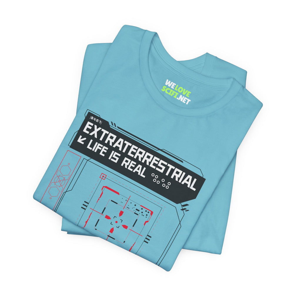 Exraterrestrial Life Is Real UFO Sci-Fi T-Shirt-welovescifi