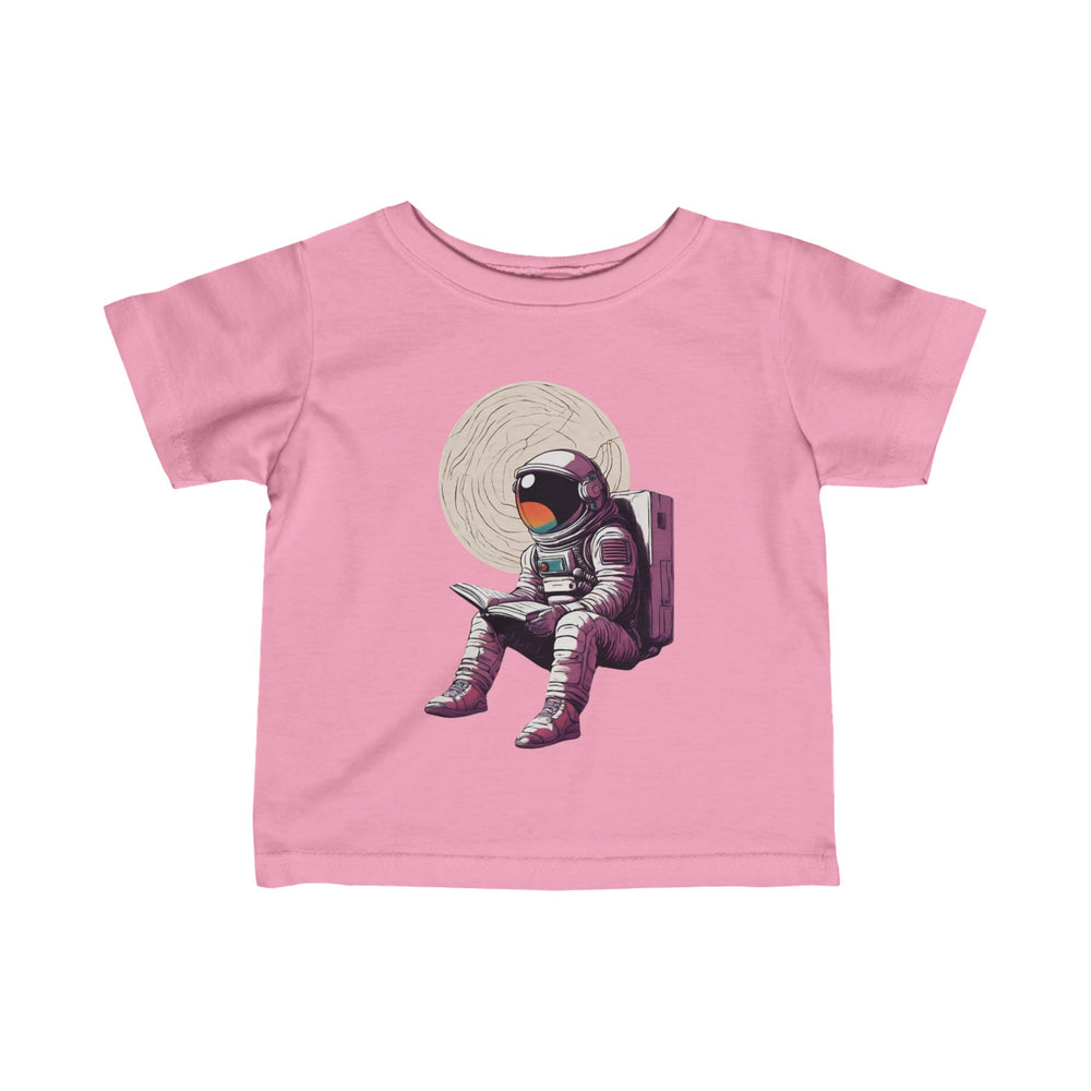 Space Art Tee: Infant Astronaut Fine Jersey T-Shirt