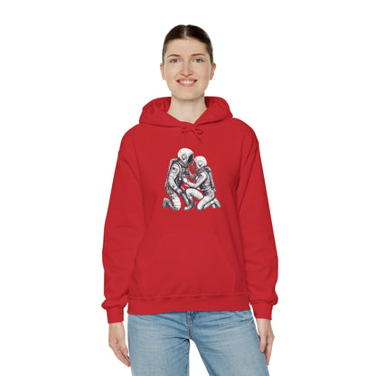 astronut space art hoodie