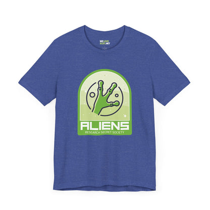 Aliens Research Secret Society UFO SciFi T-Shirt-welovescifi