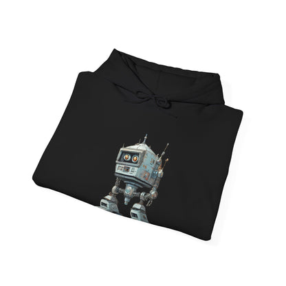 Get Out Of My Way Little Robot Spaceart Sci-Fi Hoodie