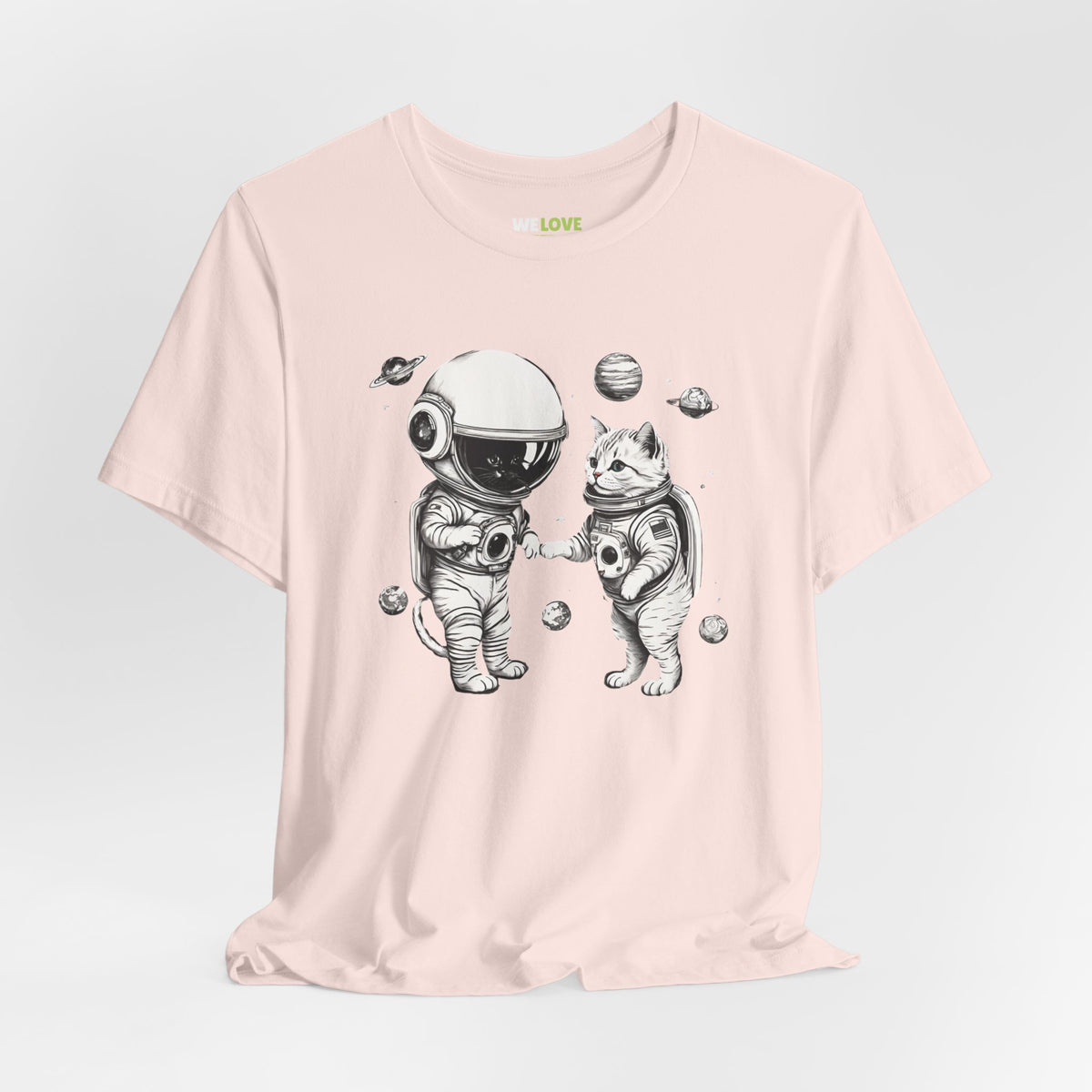 Space Kitties Sci-Fi T-Shirt | Astronaut Cats Tee