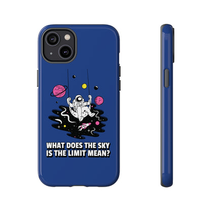 Astronaut iPhone Case Sky Is the Limit Sci-Fi Mobile Cover