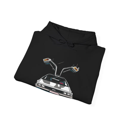 Delorian Sci-Fi Hoodie - Hop in My Delorian Sci-Fi Hoodie