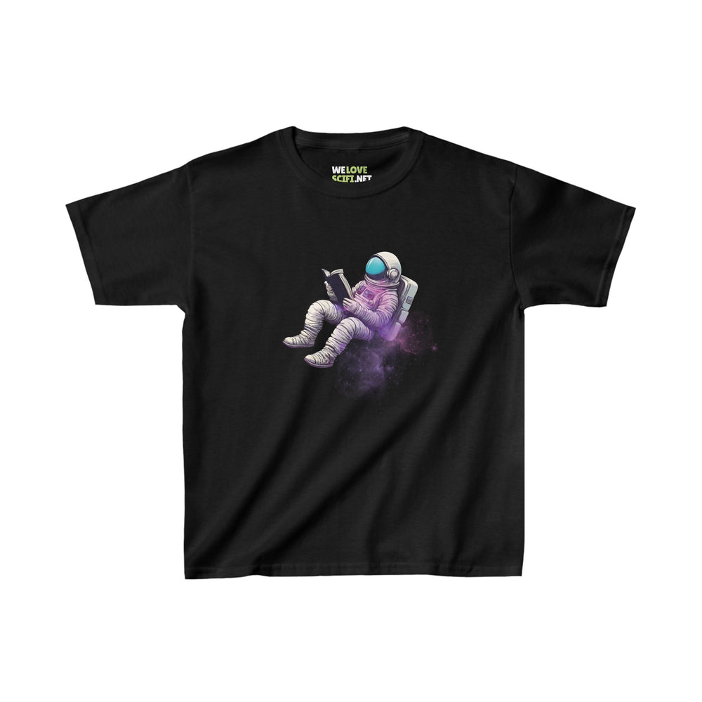 The Book Was Better Space Art Astronaut Kids Tee