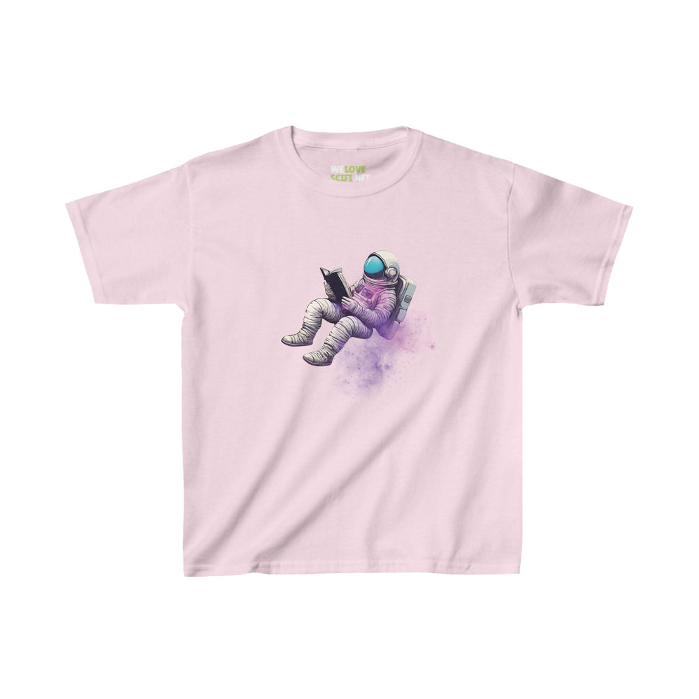 The Book Was Better Space Art Astronaut Kids Tee